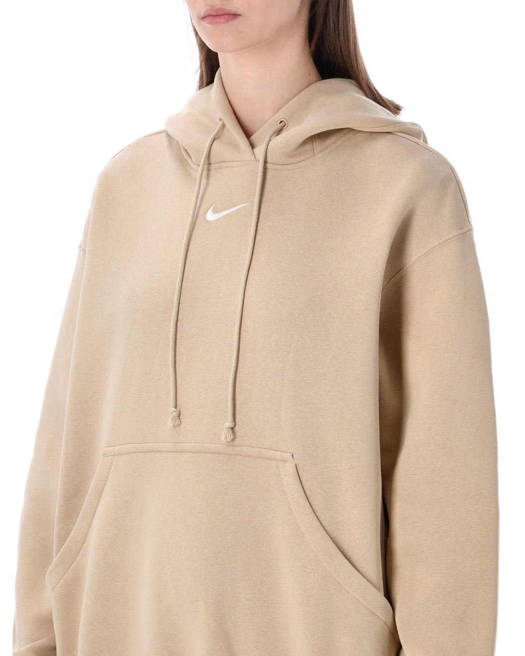 Nike Natural Phoenix Fleece Oversized Hoodie