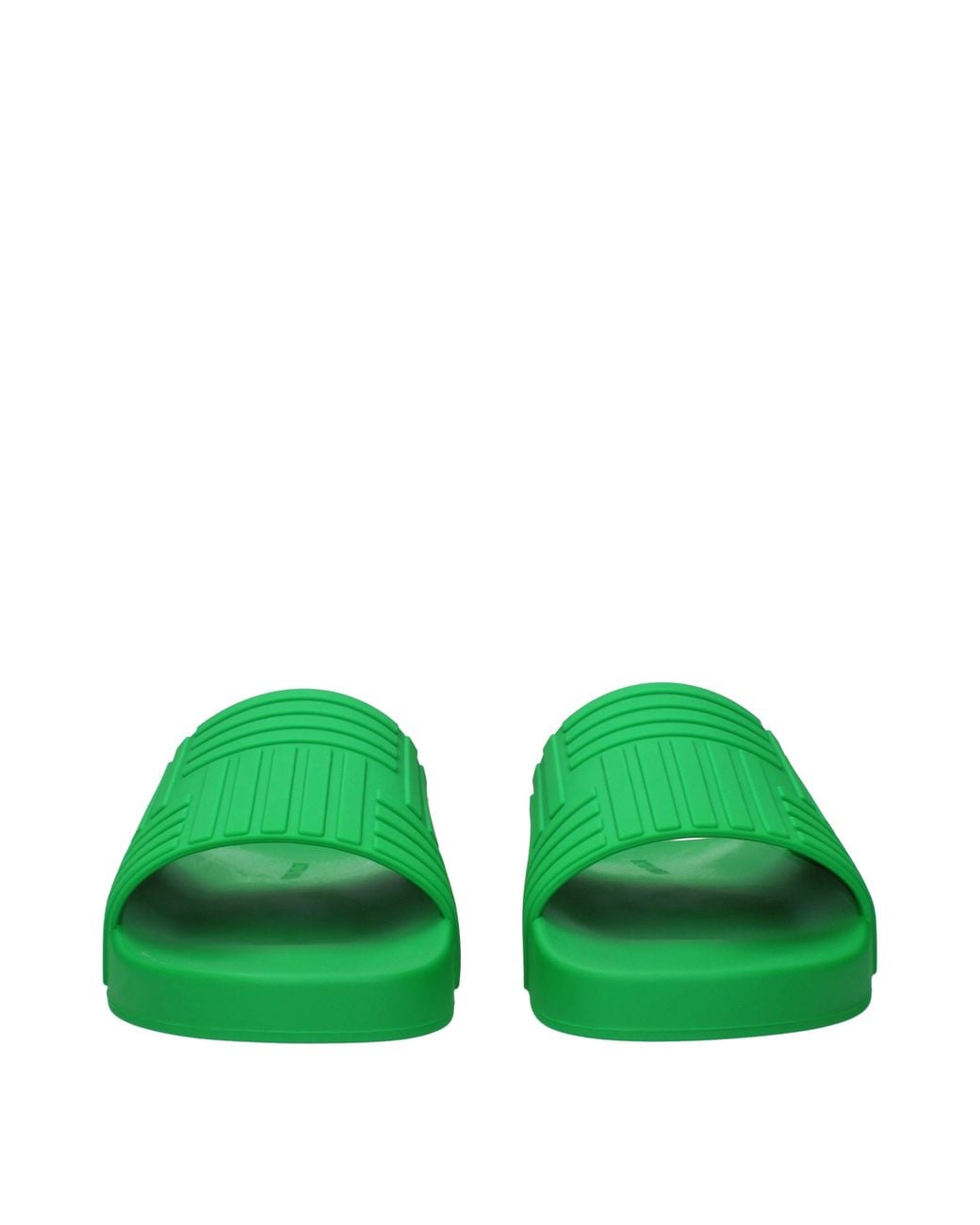 Bottega Veneta Green Sandals And Clogs/Parrot Rubber