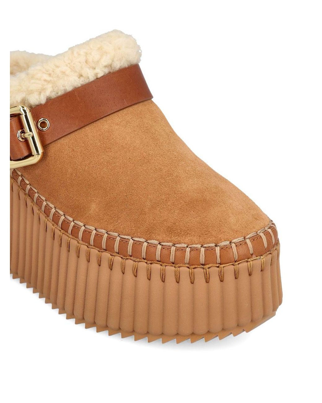 Chloé Brown Chloã Nama Platform Boots