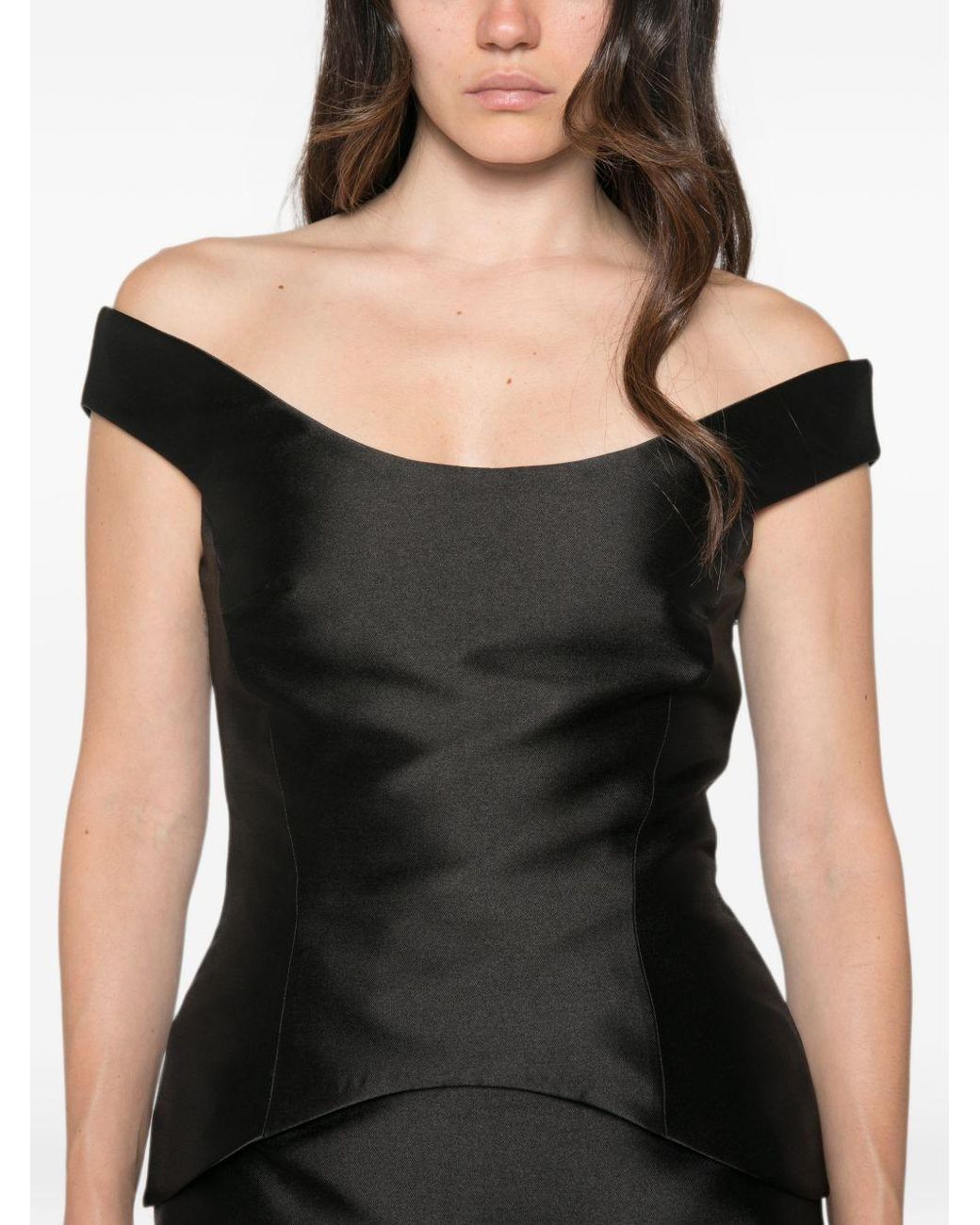 Solace London Black Pieta Maxi Dress