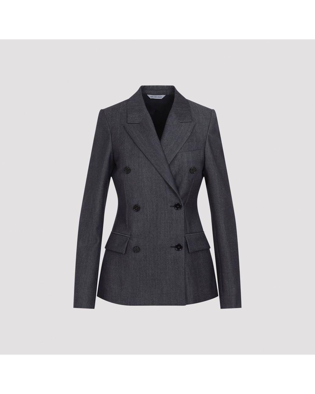 Balenciaga Black Db Tailored Jacket