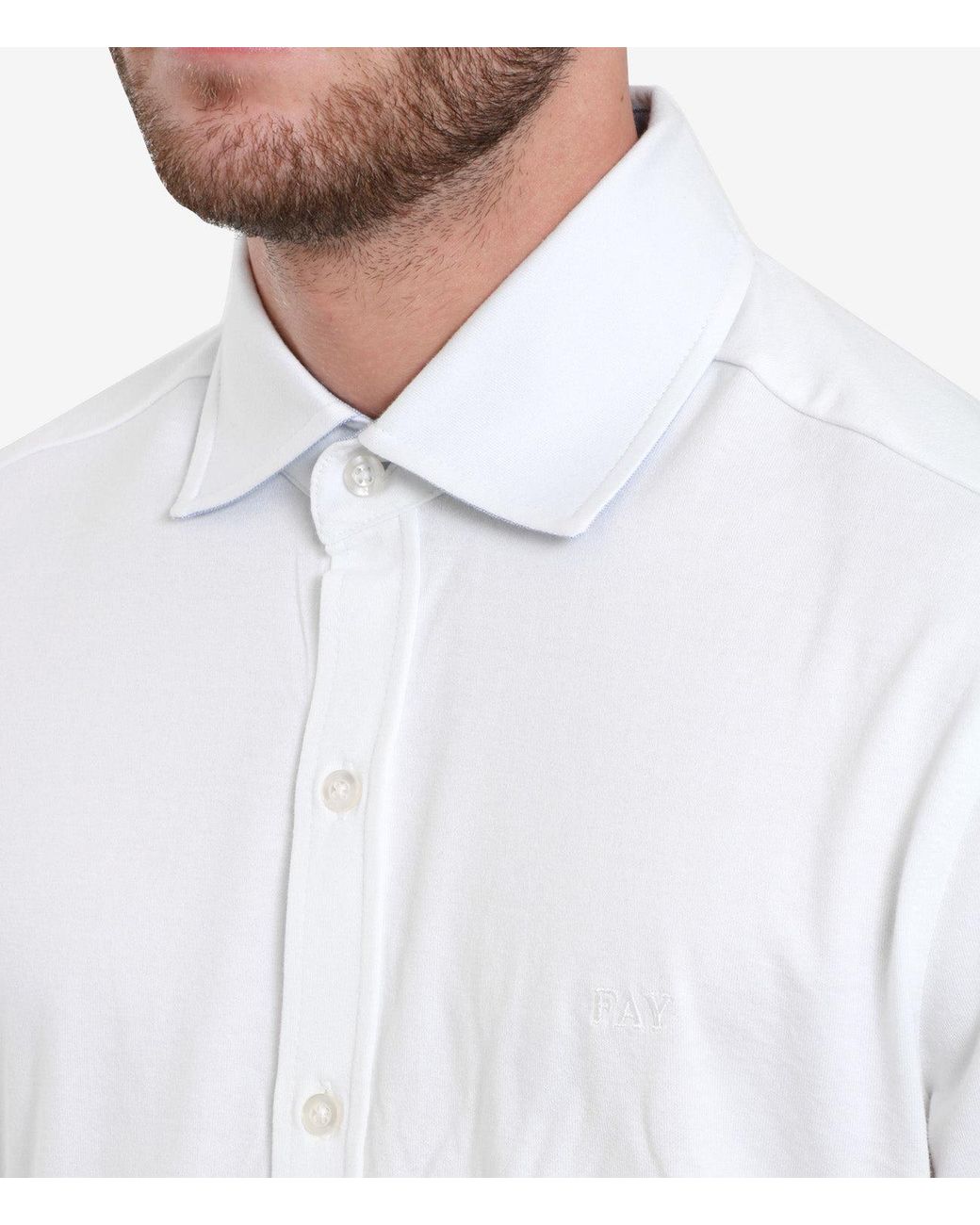 Chemises blanches Fay pour homme en coloris White