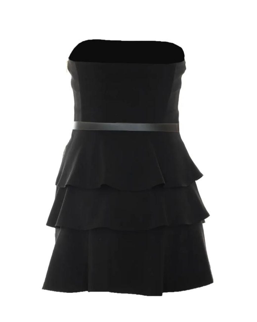 Elisabetta Franchi Black Short Dress
