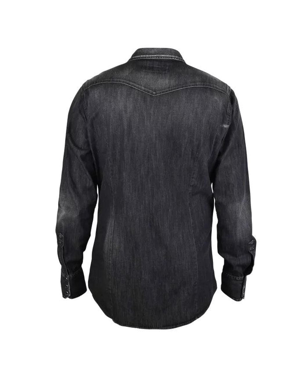 DSquared² Black Denim Shirt