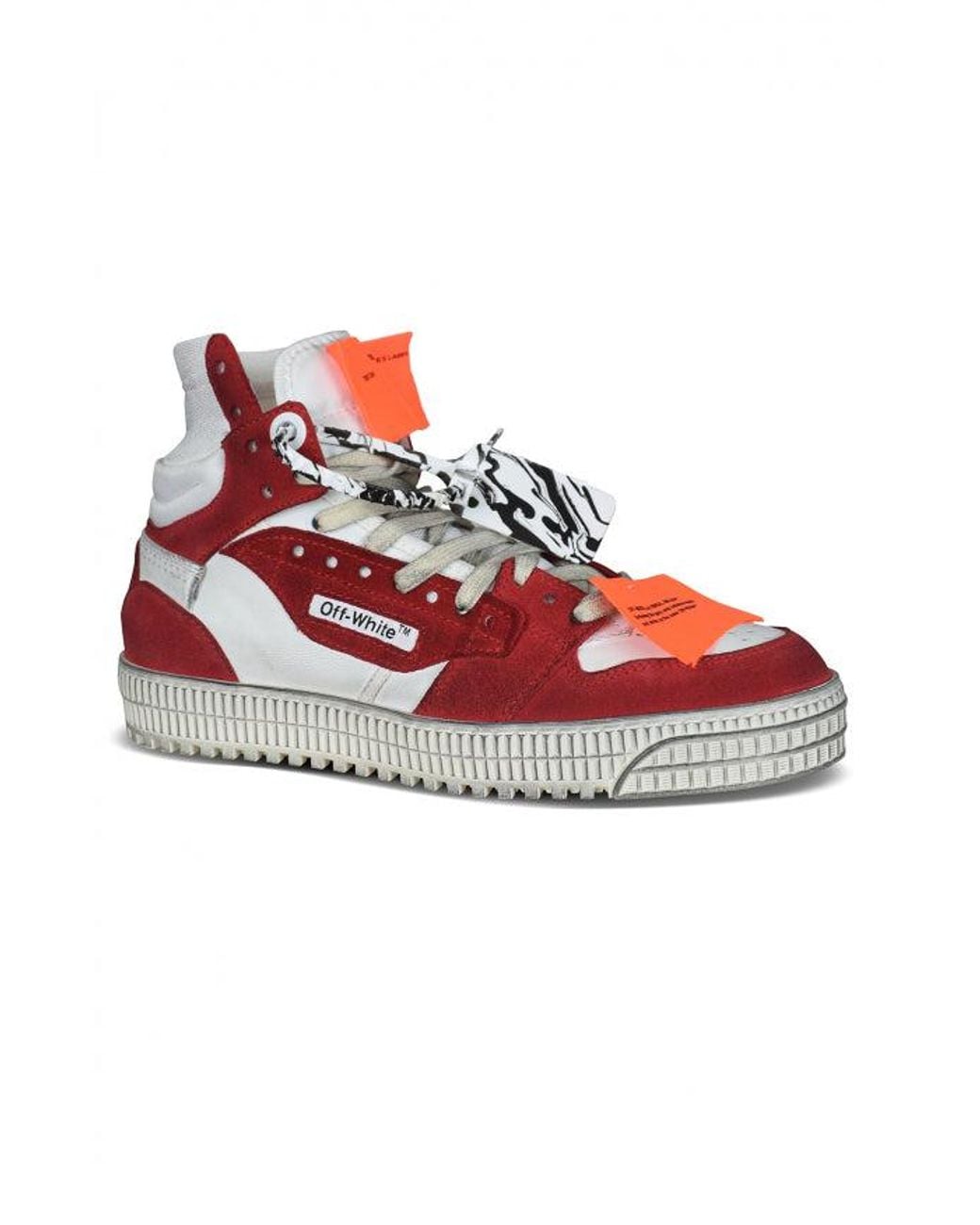 Off-White c/o Virgil Abloh Red Off Court Sneakers