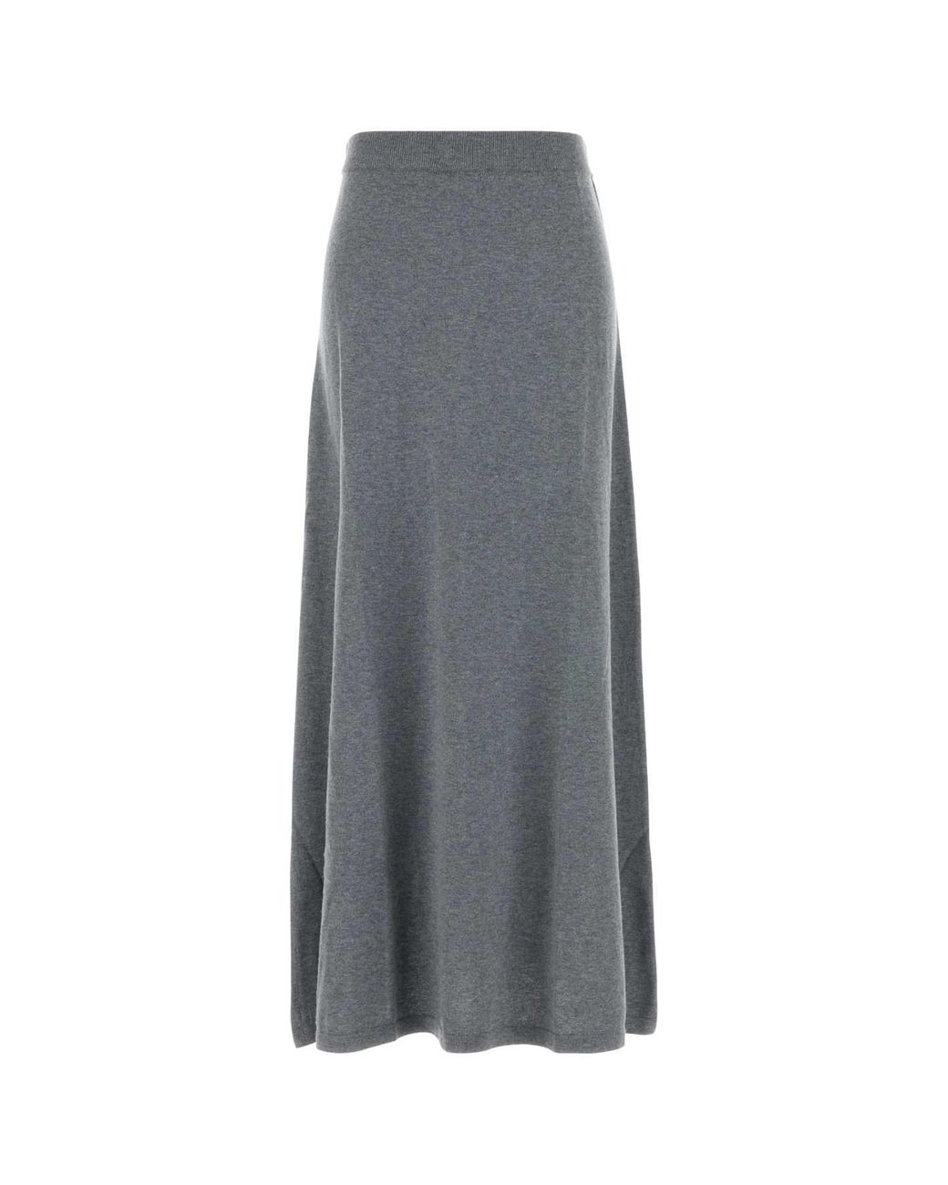 Lisa Yang Gray Cotton Blend Adrienne Skirt