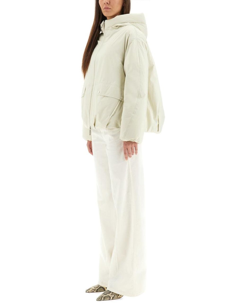 Laminar White Gore-Tex Hooded Jacket