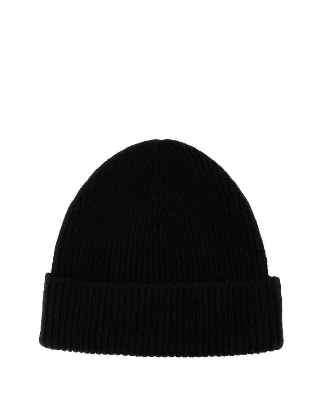 Burberry Black Cashmere Beanie Hat