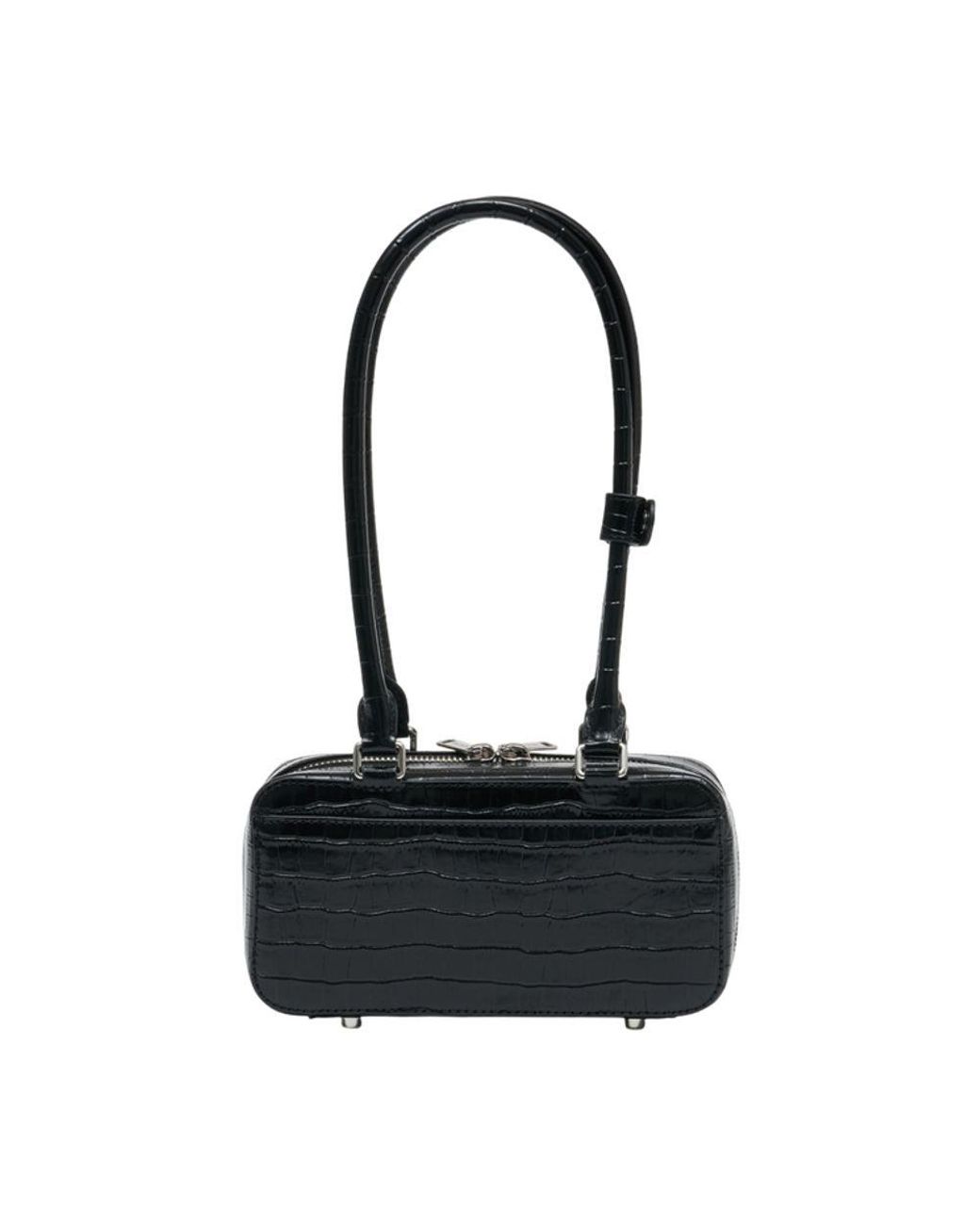 Self-Portrait Black Mini Schultertasche