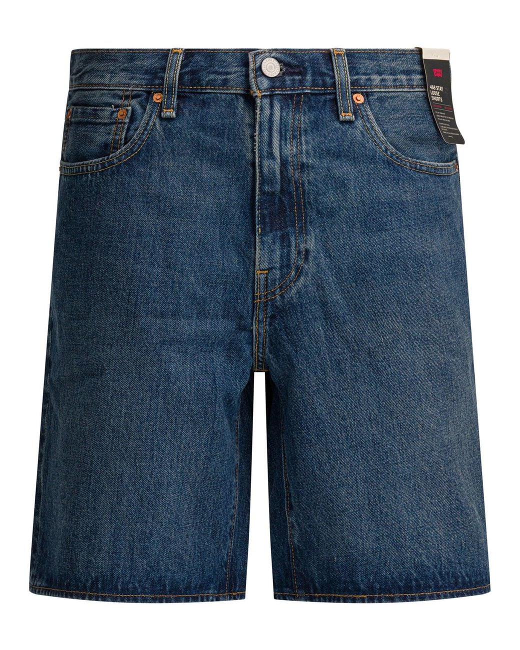 Levi's Blue "468 Stay Loose" Shorts for men
