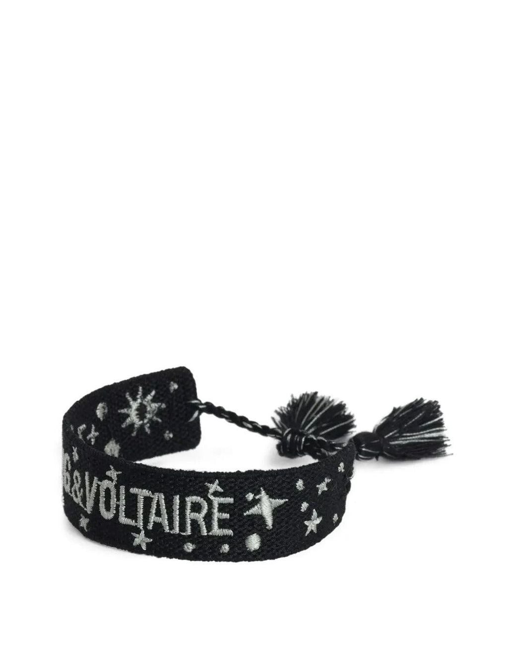 Zadig & Voltaire Black Zadig Woven Bracelet