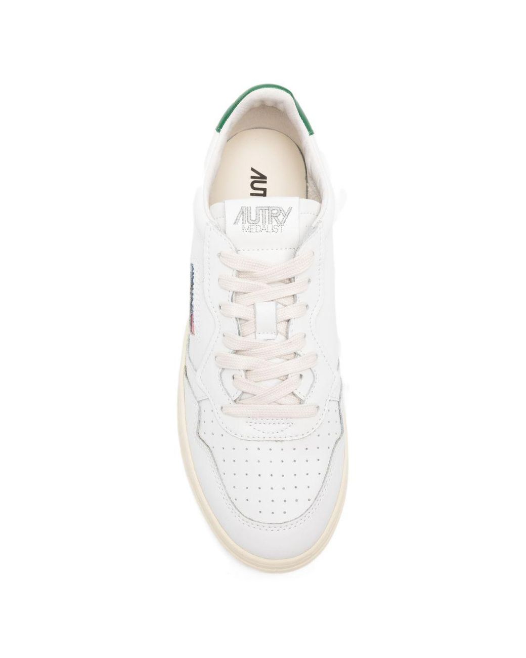Autry White Medialist Low Sneakers