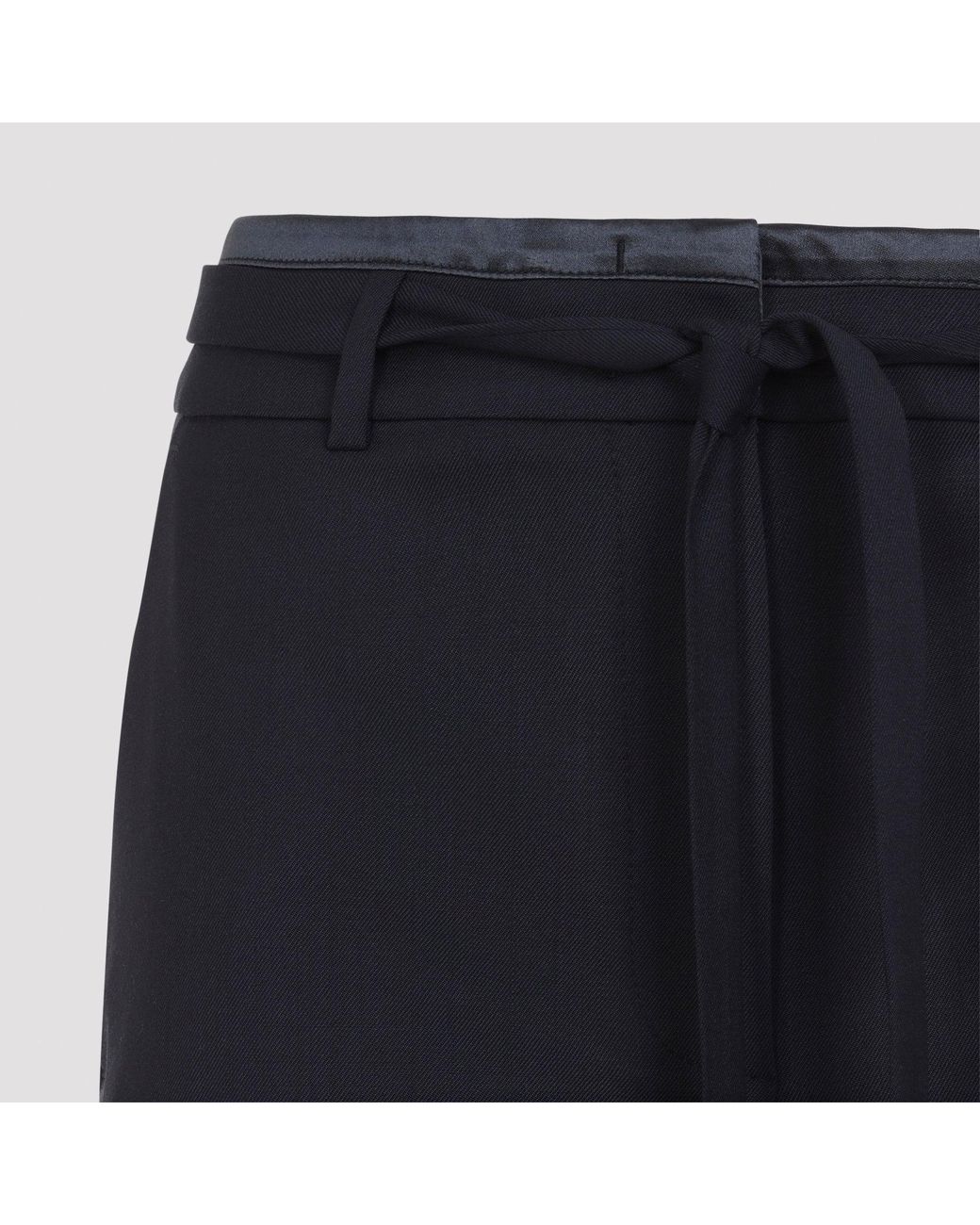 Peserico Blue Belted Pants