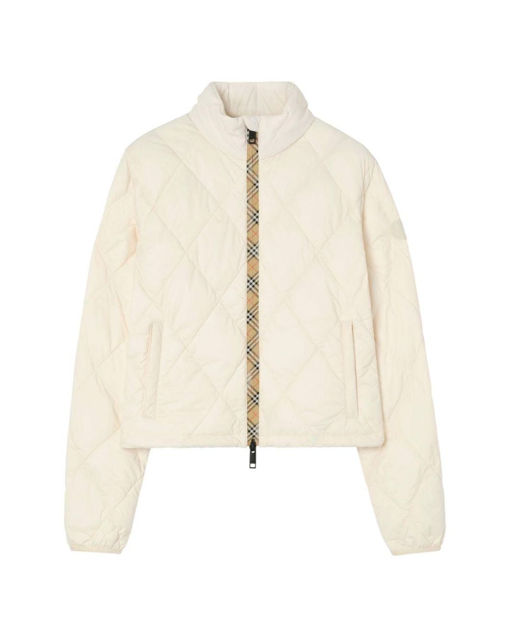 Burberry White Bramford Down Jacket