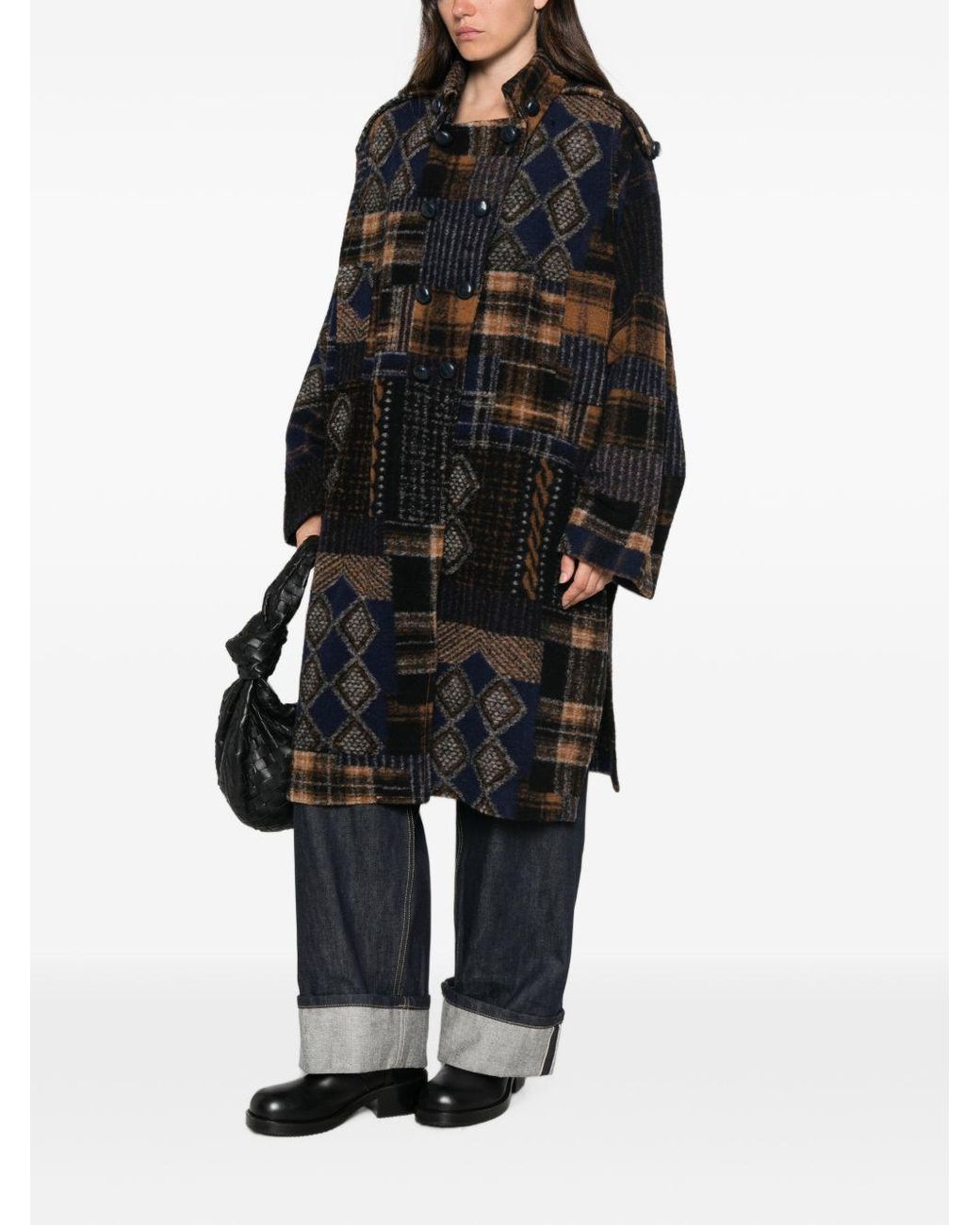 Bye Black Wool Coat