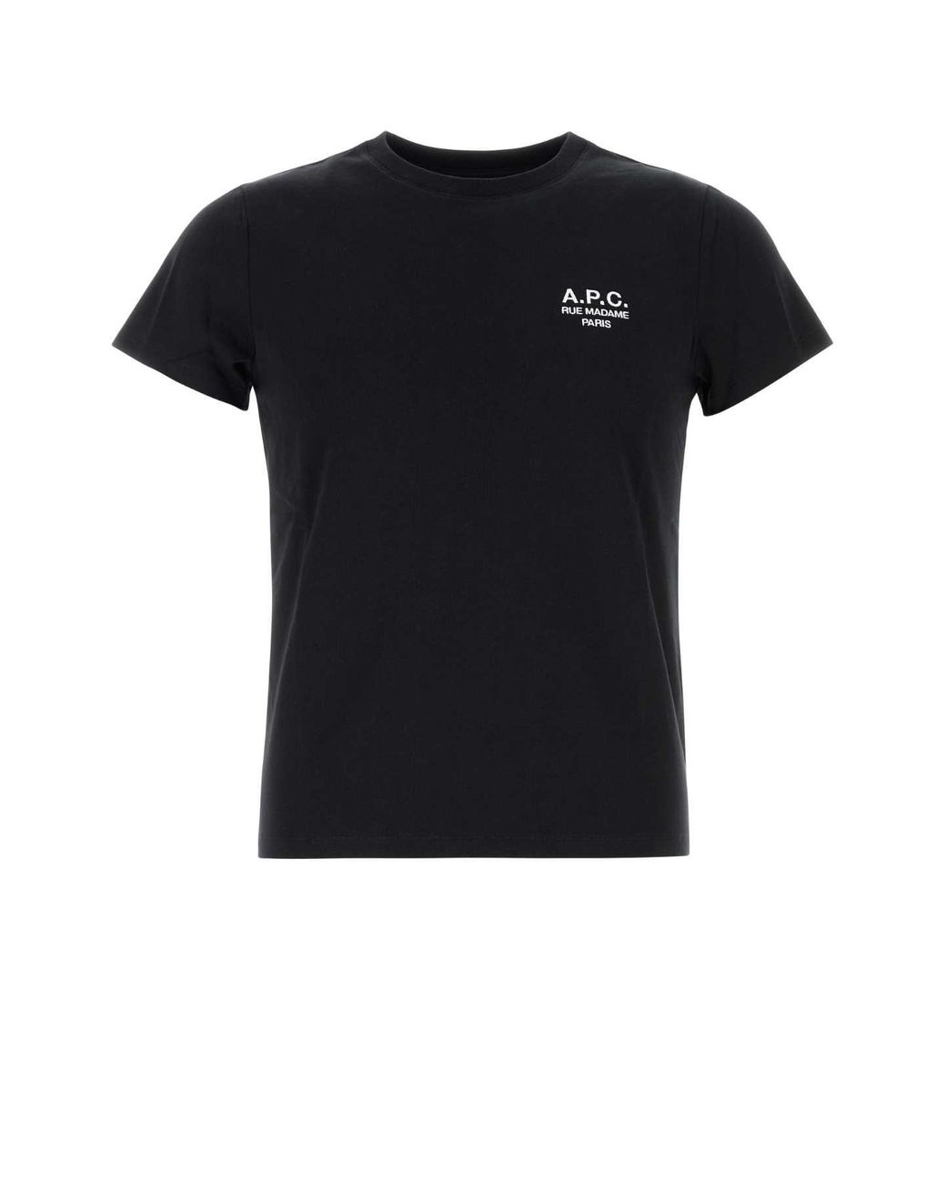 A.P.C. Black T-Shirt Apc Rue Madame