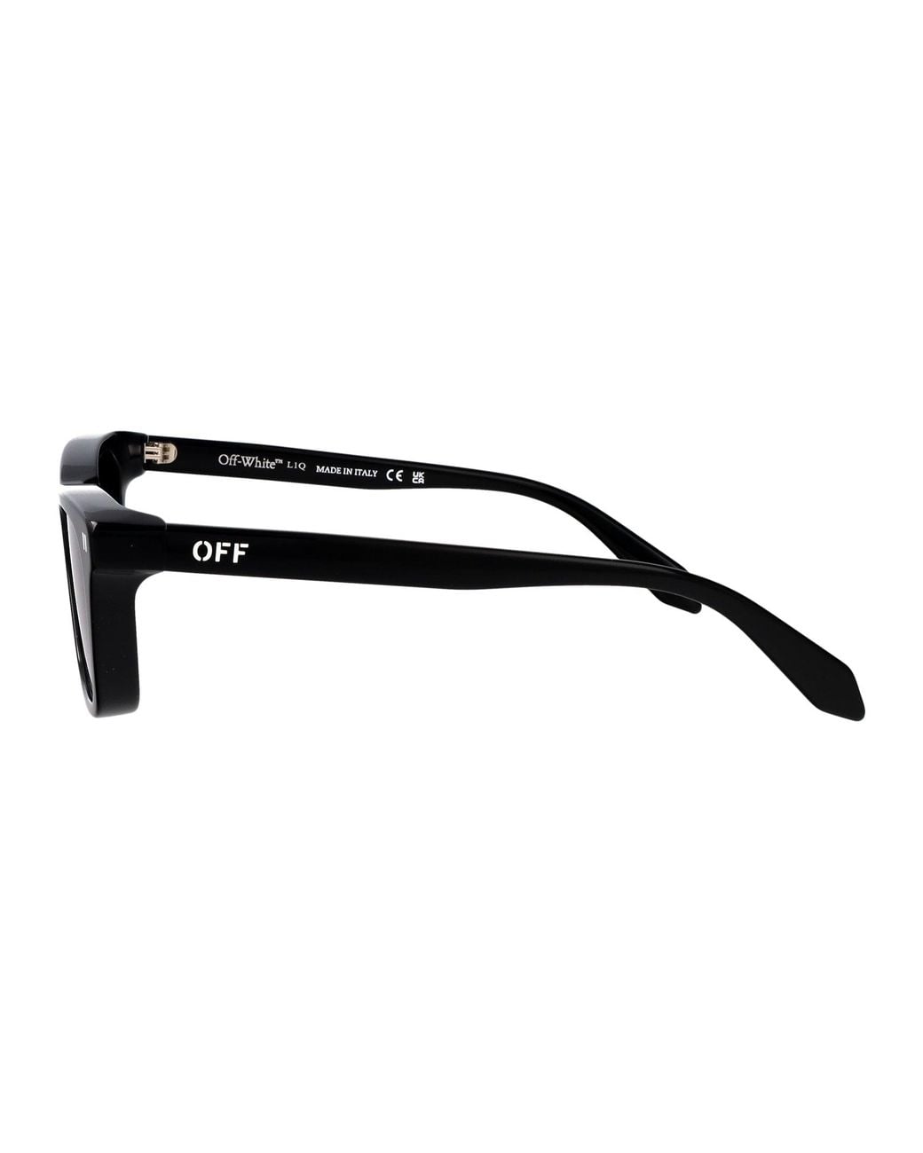 Off-White c/o Virgil Abloh Black Shiny Acetate Sunglasses