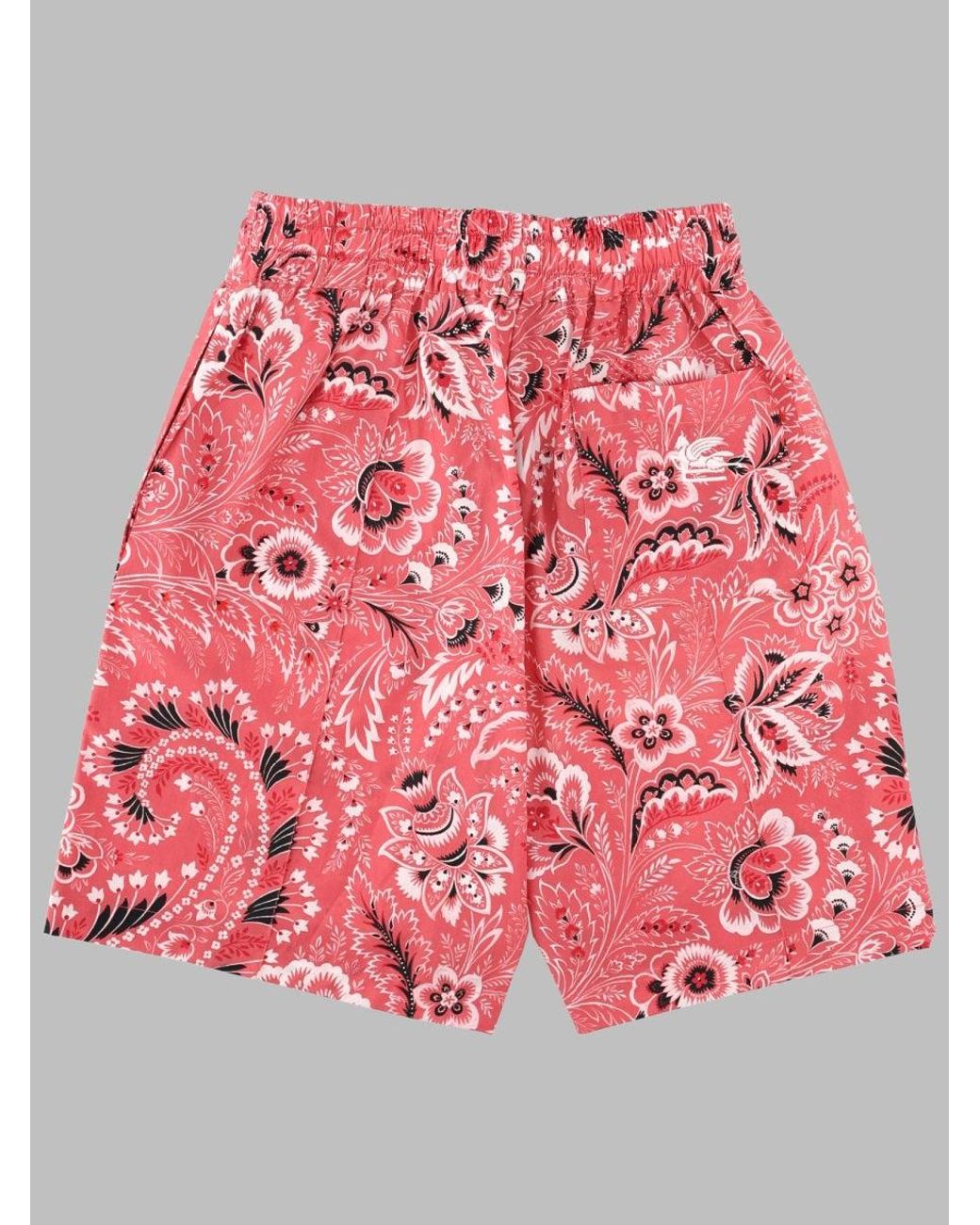 Etro Pink Boys' Mini Cotton Shorts