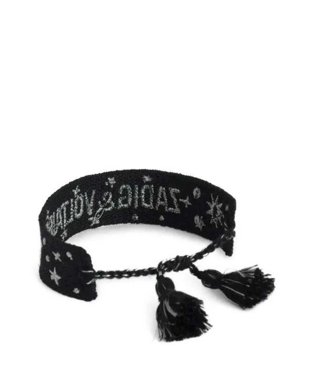 Zadig & Voltaire Black Zadig Woven Bracelet
