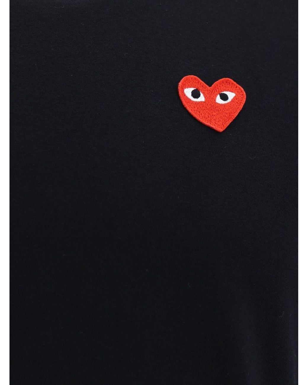Comme des Garçons Black Heart Cotton T Shirt
