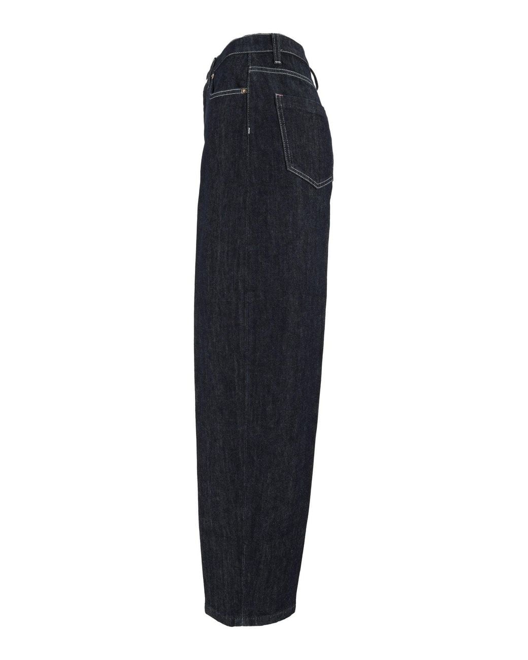 Fabiana Filippi Blue Softened Barrel-Fit Jeans