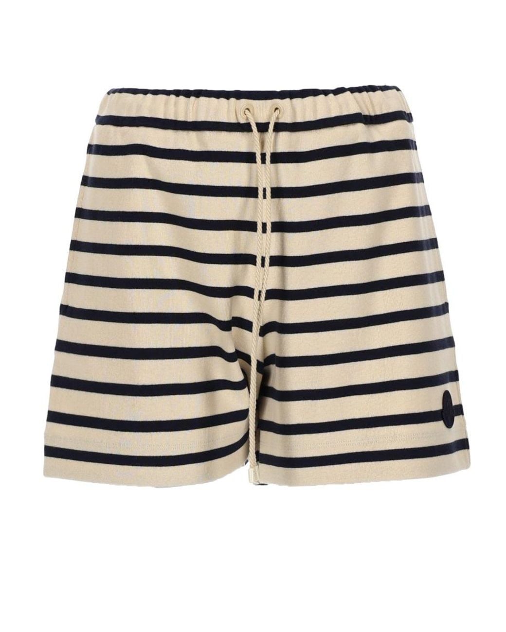Moncler Blue Stripes Shorts