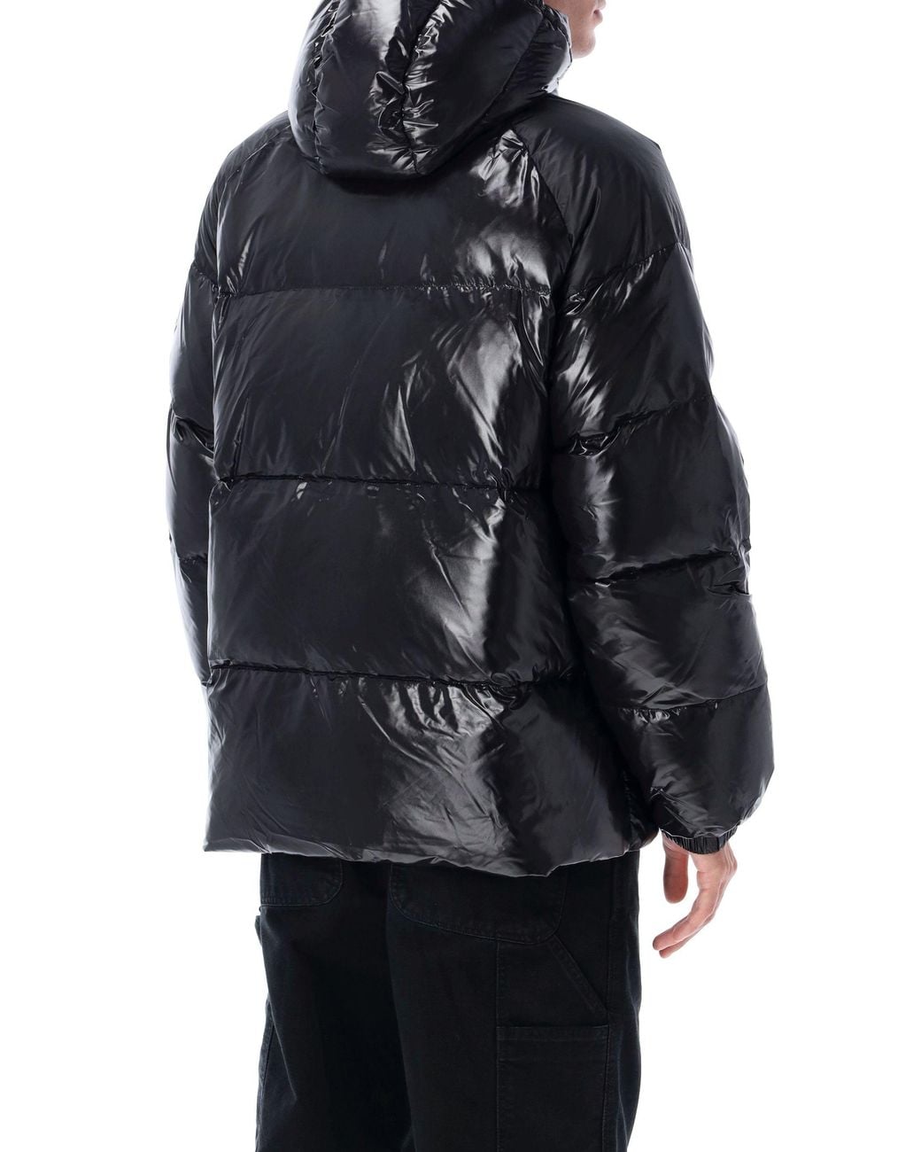 Pyrenex Black Sten Hooded Down Jacket for men