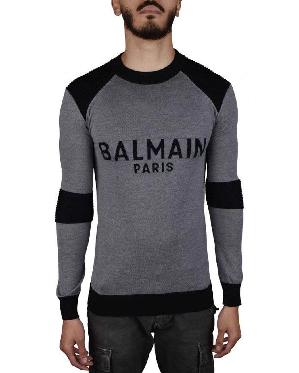 Balmain Black Sweater for men