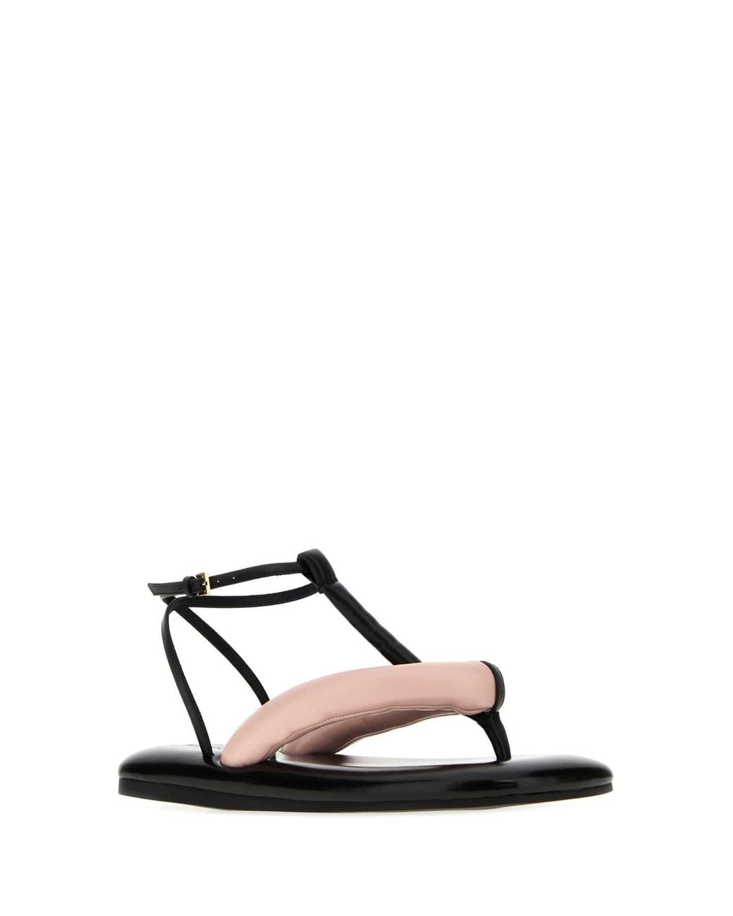 Givenchy White Color Block Sandals