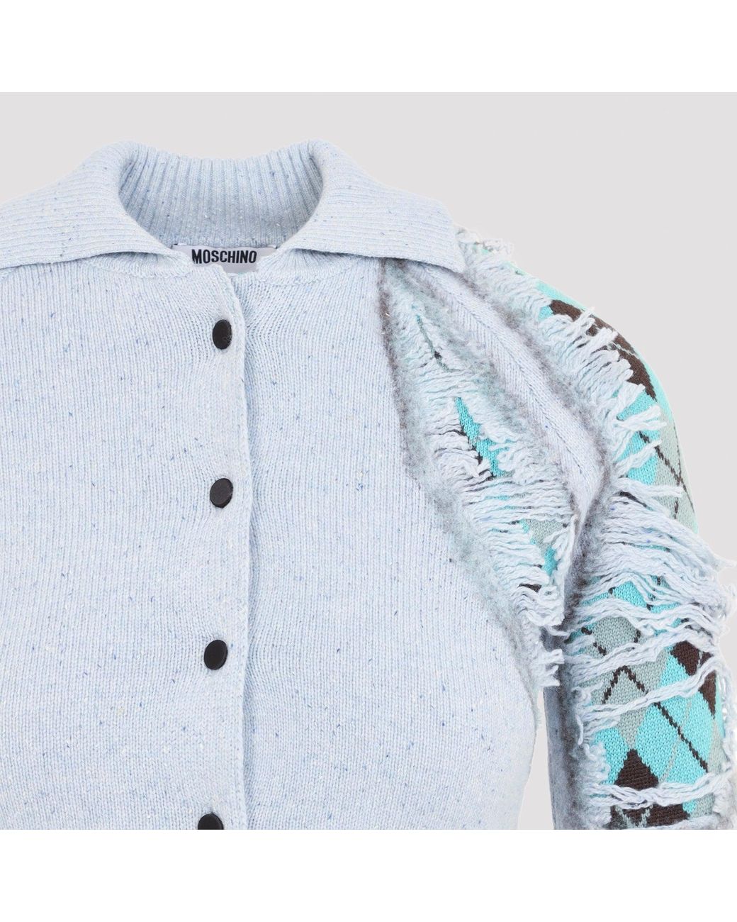 Moschino Wollen Vest in het Blue