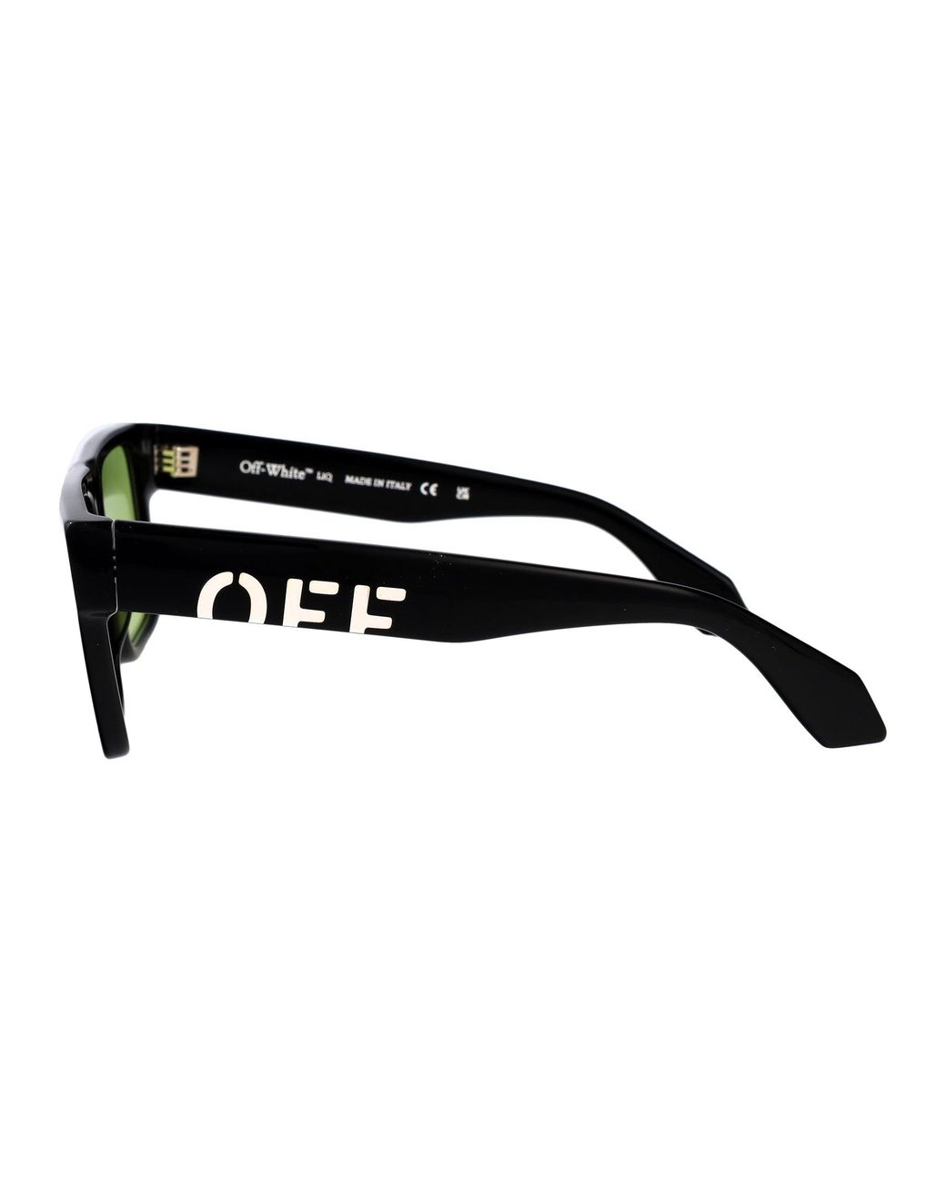 Off-White c/o Virgil Abloh Green Shiny Acetate Sunglasses