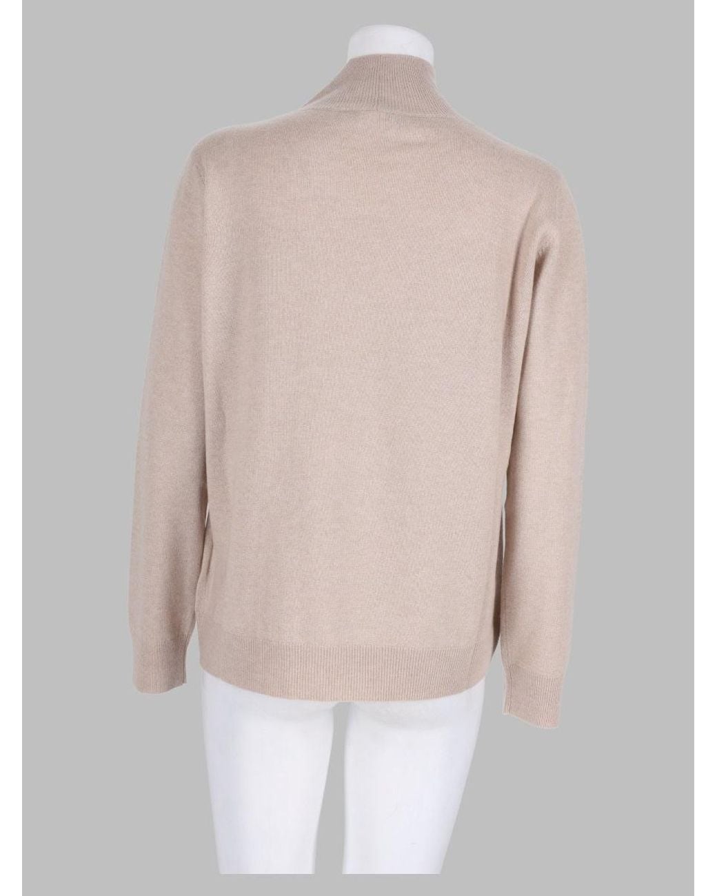 Fabiana Filippi Natural Wool-Silk-Kashmir Sweater
