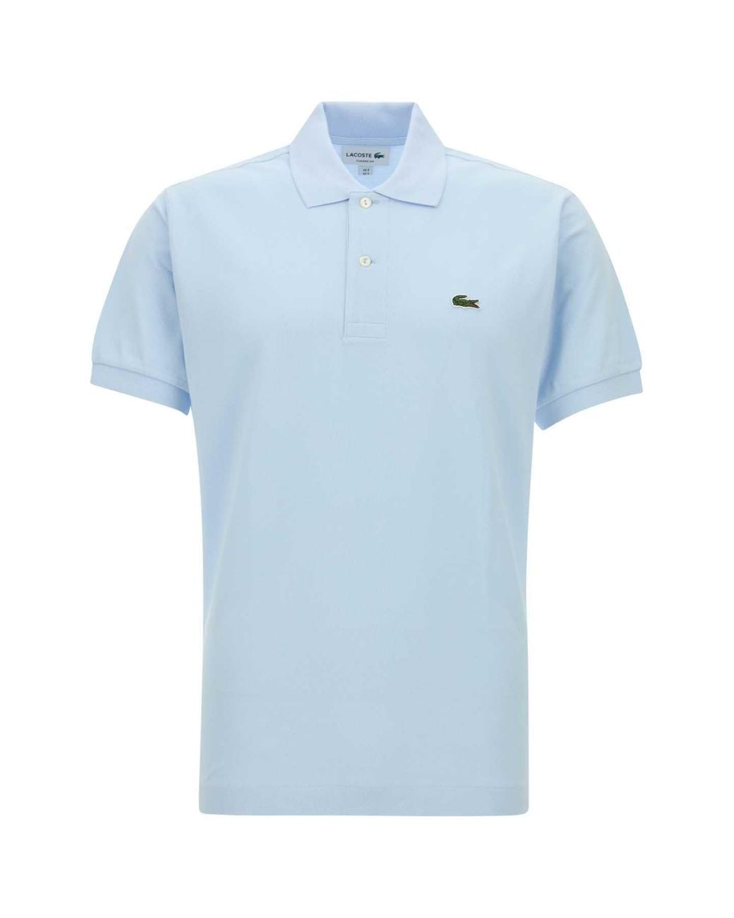 Lacoste Blue Pastel Piquet Polo Shirt