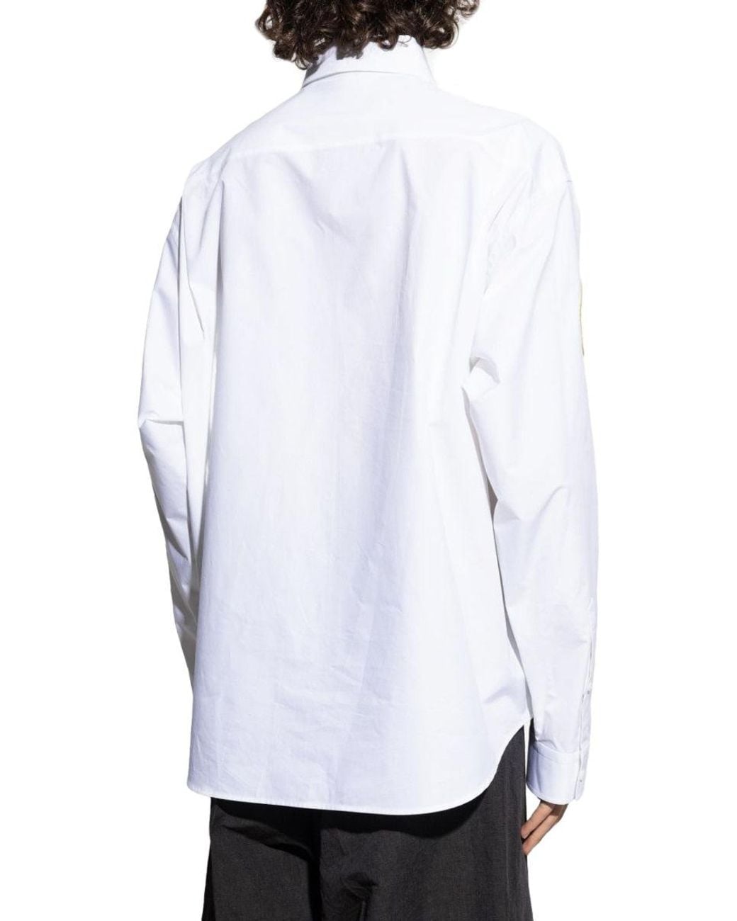 Balenciaga White Shirt With Logo