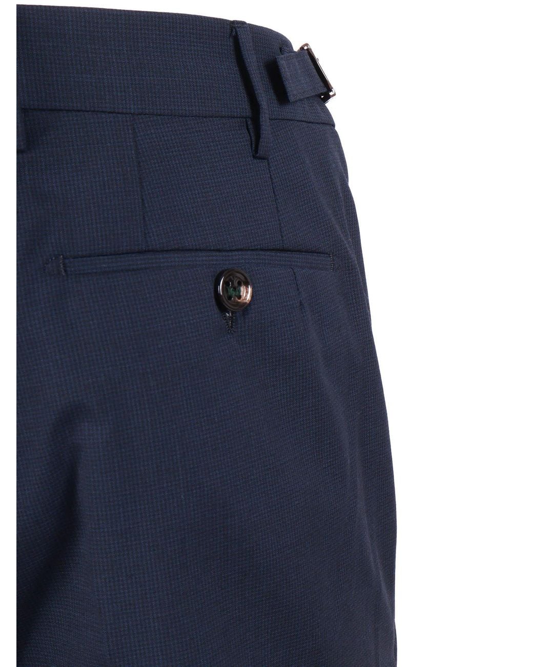 Berwich Blue Pantalone Retrolong