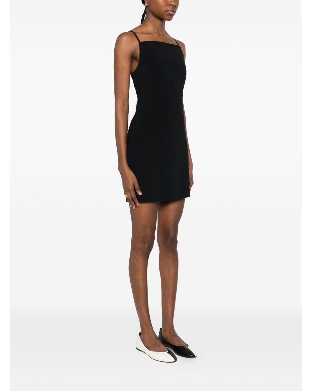 Givenchy Black Sliced Mini Dress