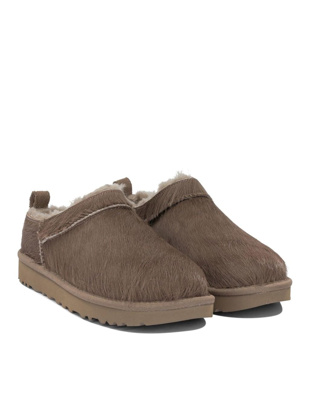 Ugg Brown "Micro" Pull On Ankle Boots