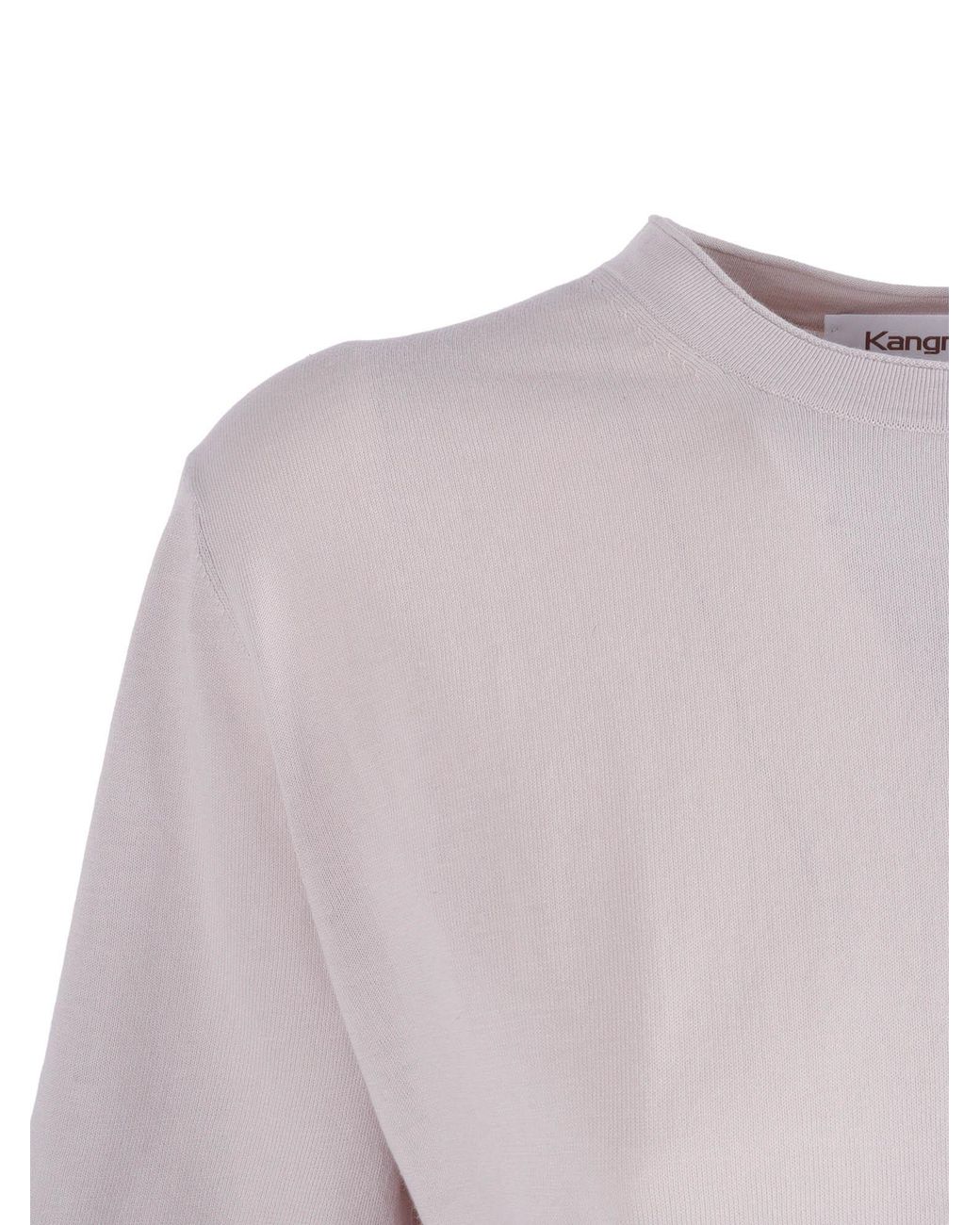 Kangra Cashmere Pink Girocollo M Manica Rasato Calato