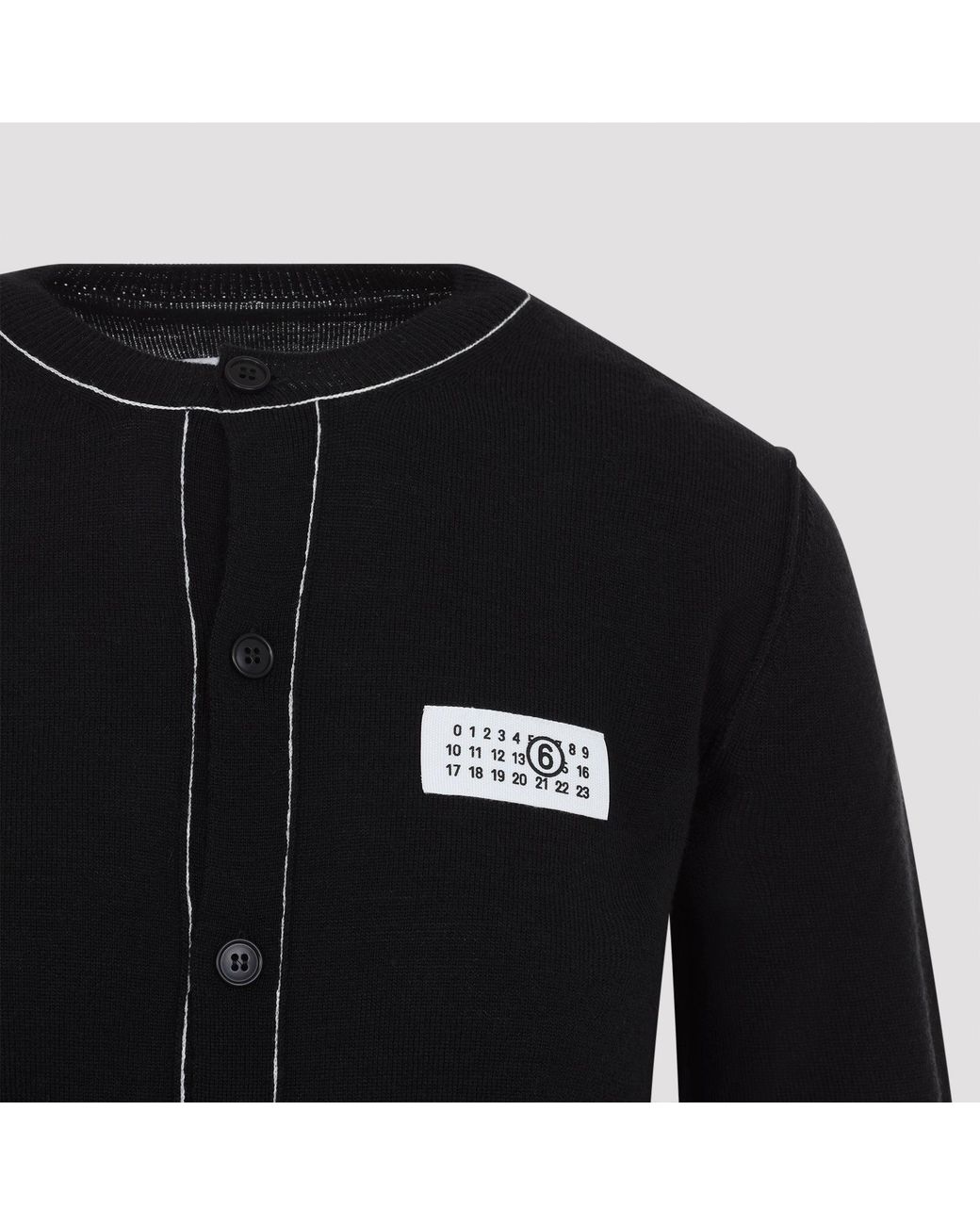 MM6 by Maison Margiela Black Cardigan
