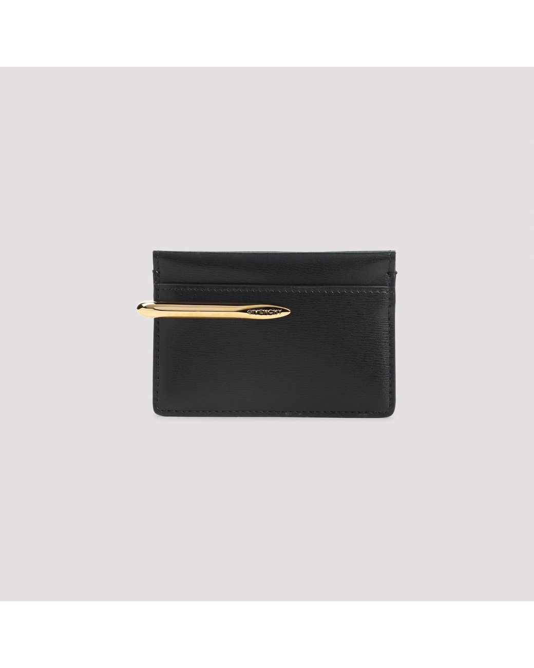 Givenchy Black Pinch Calf Leather Credit Card Case