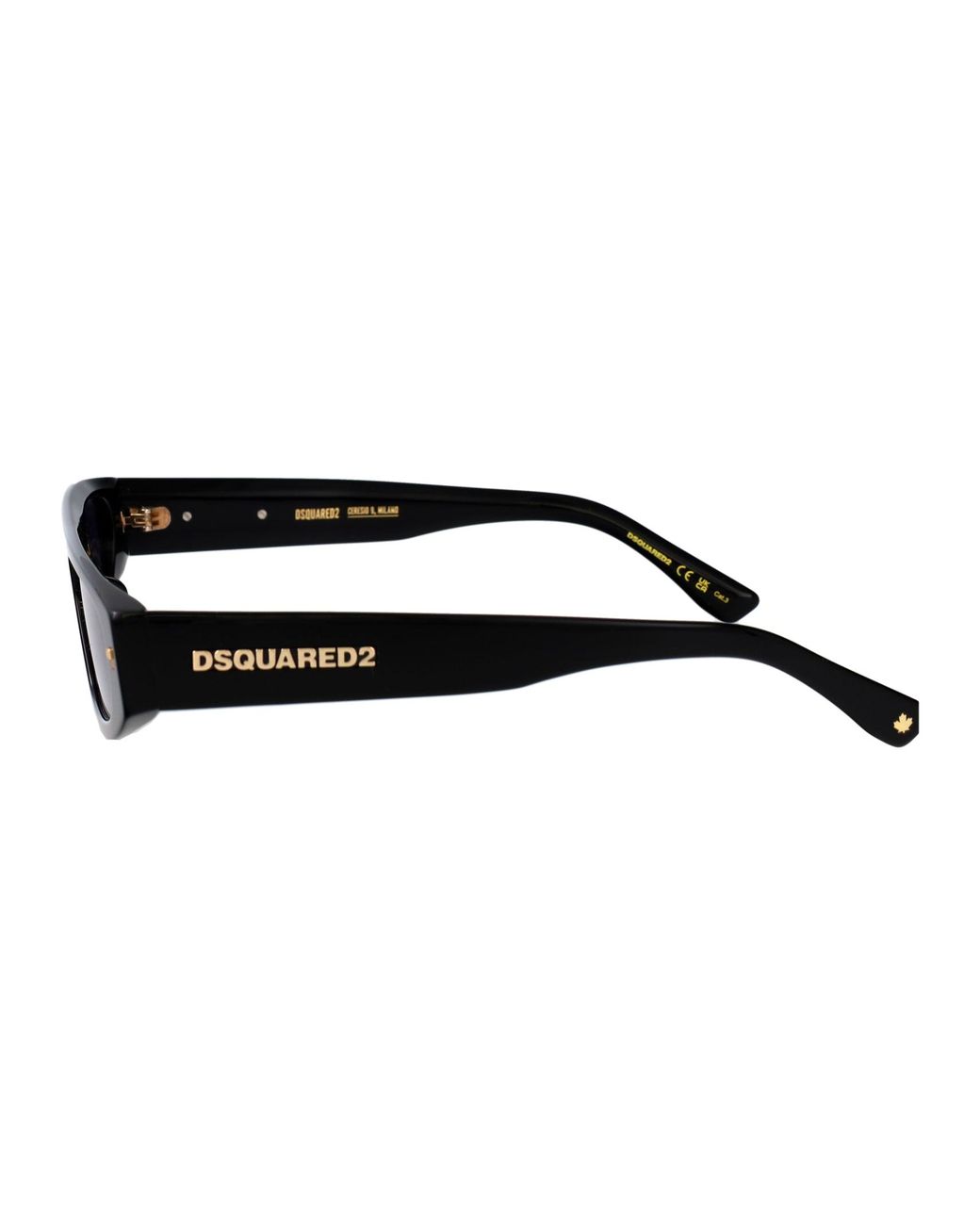 DSquared² Black Acetate Sunglasses