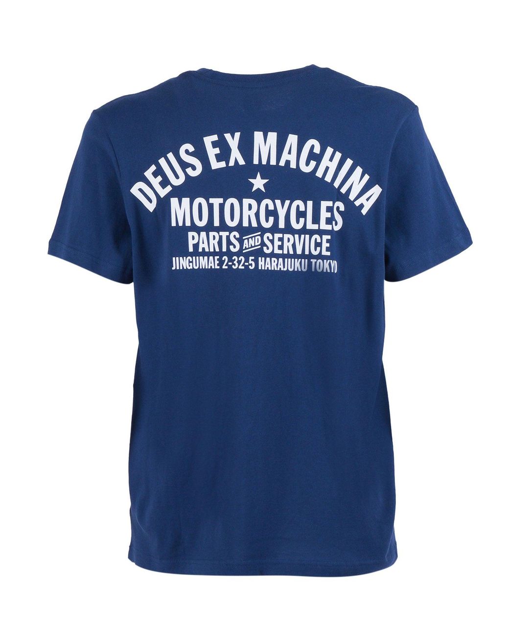 Deus Ex Machina Blue Harajuku Address Tee for men