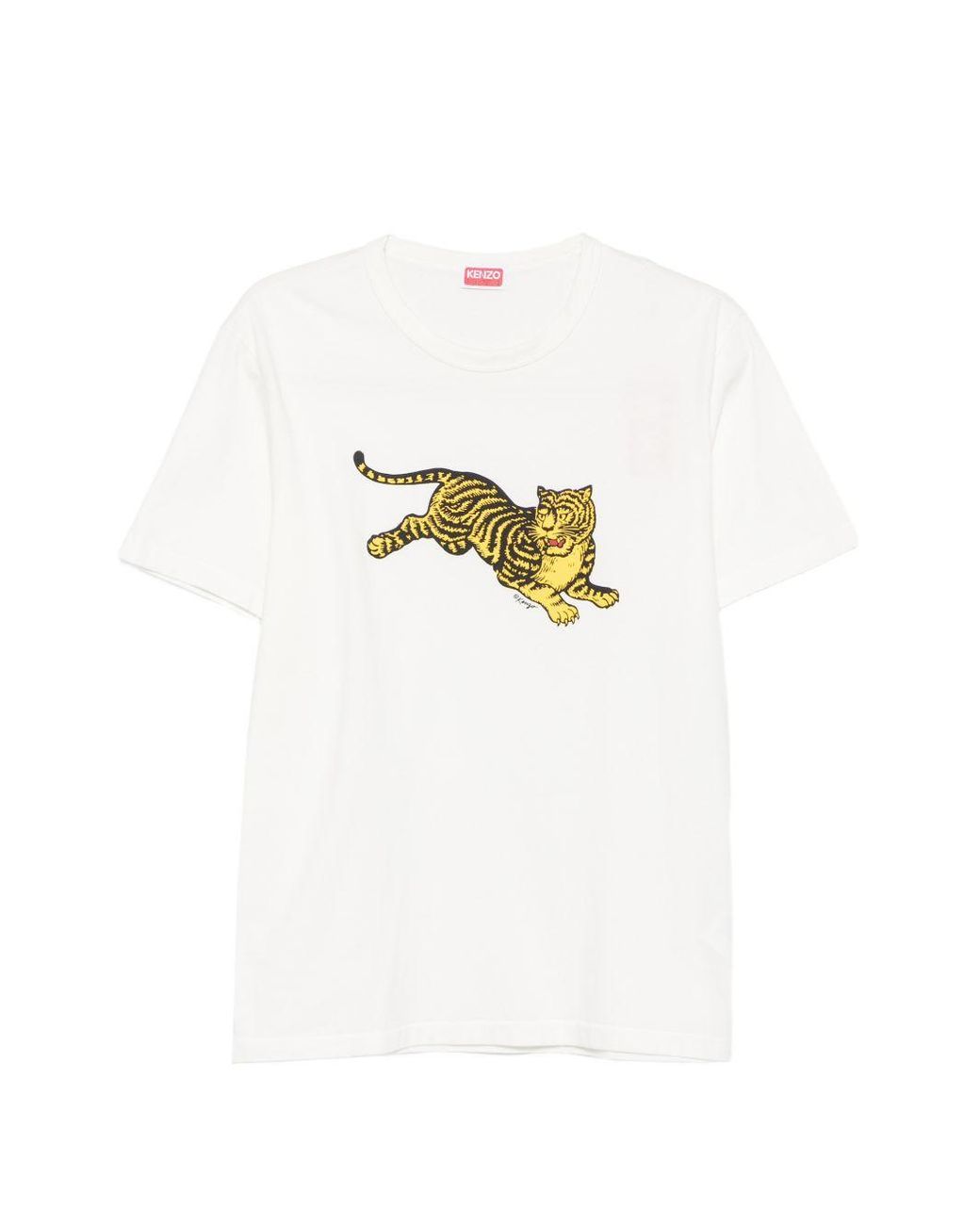 KENZO White Gots Cotton T Shirt