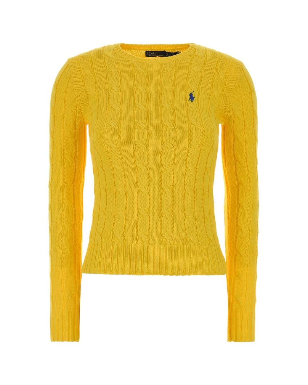 Polo Ralph Lauren Yellow Julianna-Long Sleeve-Pullover