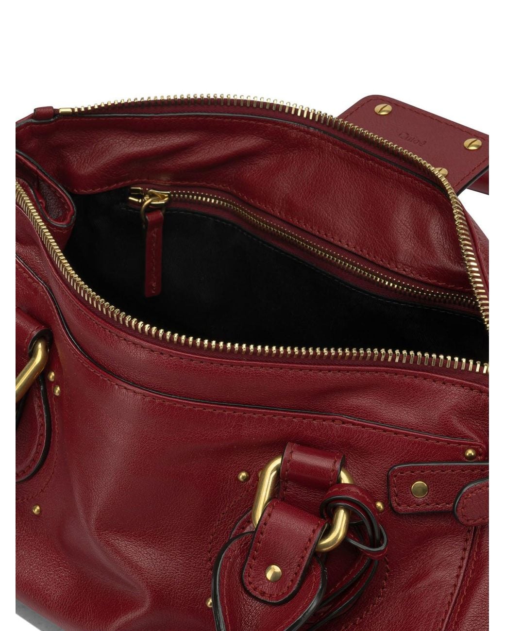 Chloé Red "Paddington" Medium Handbag