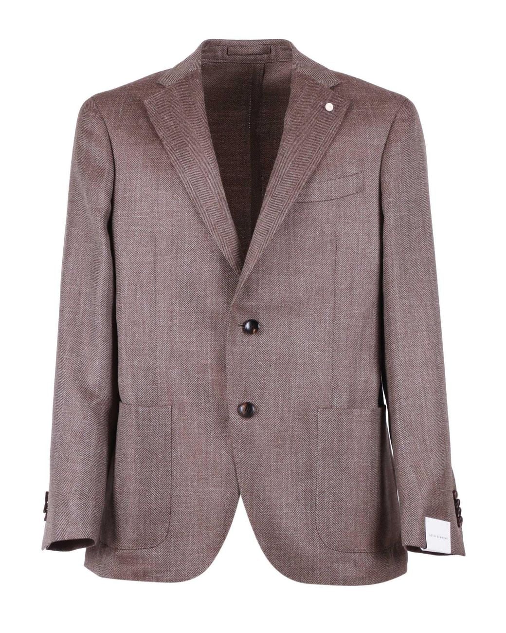 Luigi Bianchi Purple Giacca Drop 7