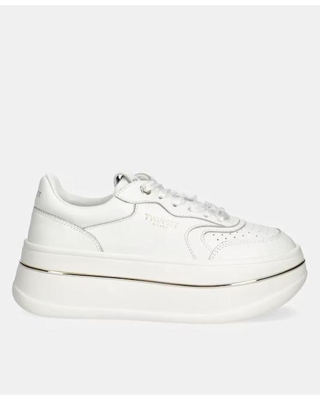 Twinset White Flatform Sneakers
