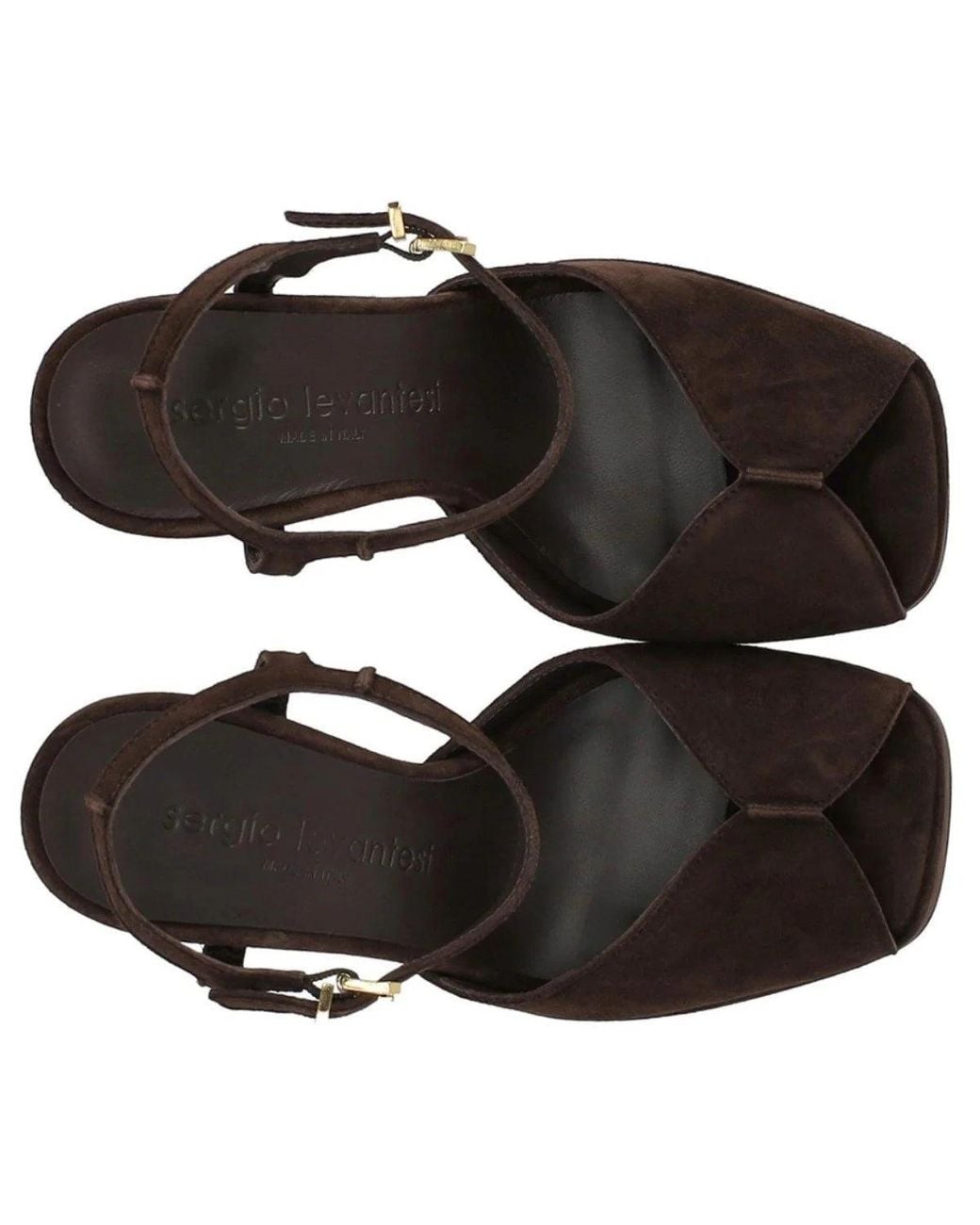 Sergio Levantesi Brown Vera Heeled Sandal