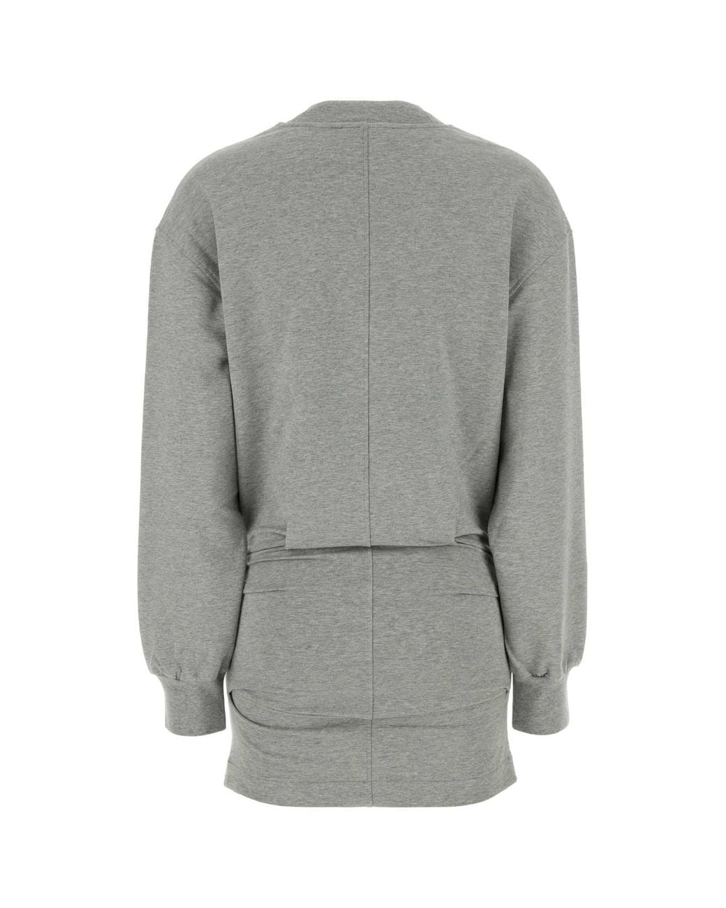 The Attico Gray Mini Dress