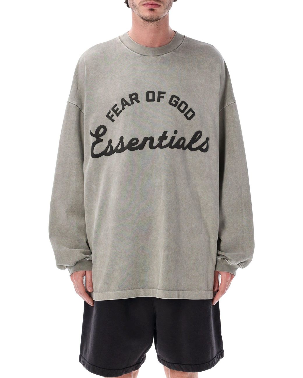 Essentials x Fear Of God T Shirts And Polos in Grey | Lyst UK